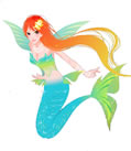 this is mermaid cloe pretty kind is she